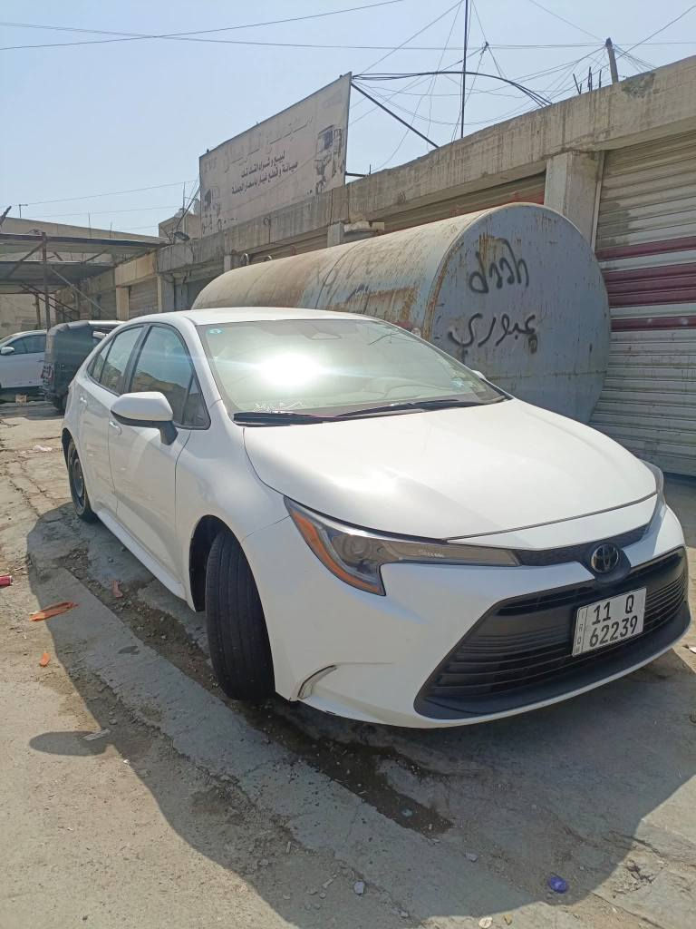 كورلا موديل 2024 وارد امريكي 
ماشيه 25 الف فقط ♧
بانزين فقط فئة Le 
رقم بغداد انكليزي 
حادثه جاملغ و باب فقط 
شرط الفحص بالسونار  
بحم على كبس الشركه 
السياره كلش جديده ومابيها نقص برغي
محرك 2000 
شاشه ايباد + كامره خلفيه
رادار امامي 
هاند بريك بصمه + تحديد مسار
قياده اليه + شاشه اعطال 
اوتو هولد+ اضويه زينون
السعر 170 $
***********
*********** بغداد, العراق
