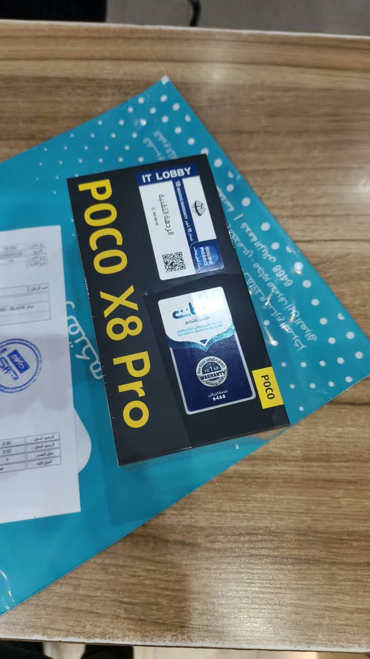 Poco x 8 pro مستعمل 
لون اسود استخدام 3 ايام للبيع


**إذا كنت صاحب هذا الإعلان وتريد حذفه لأي سبب، رجاءا أرسل رسالة إلى الدعم الفني**