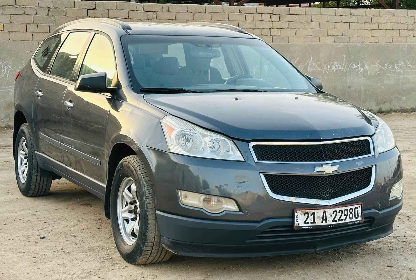 شوفرليت ترافس 2009 مكينه 6 سلندر 3600سبعه  راكب سعر 77 وبيه مجال قليل بيه صبغ 3قطع بدون ظربه وباقي مكفول مواصفات  3قطع تبريد فول ومواصفات واحد على واحد  شاشه امامي واسط كامره  دواره حداديه جديده  كشنات سياحيه مكينه وكير مكفولة مكان سياره ذي قار سوق الشيوخ *********** ناصرية, ذي قار
