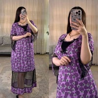 دشداشة نسائي • خامة زبدة • فري سايز ٩٥ك