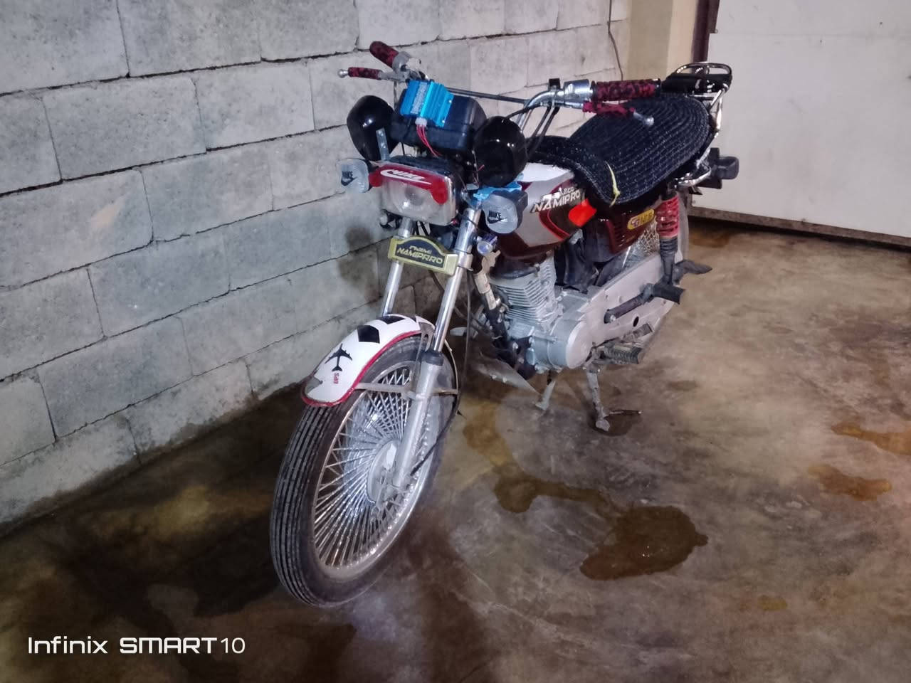 السلام عليكم ماطور للبيع نامي برو 19تخم ويالة وتايرات مكينة خرسة  كهربائي كلة شغال ماناقصهة شي حيل جديد سعر خاص مكاني خانقين  ***********
