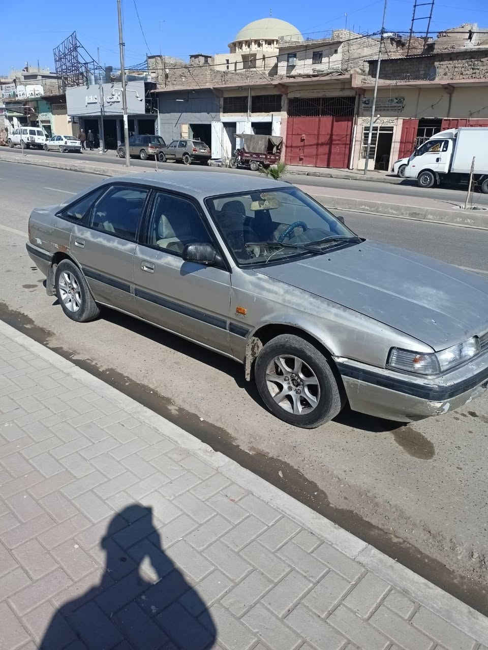 السلام عليكم
مازدا 1991
محرك شرط 8بخ المرغوب 
كير عادي شرط 
جامات كهرب 
تبريد تدفئه شرط 
رقم دولي نينوئ 
السعر 37 وبيها مجال بسيط 
تواصل ***********
