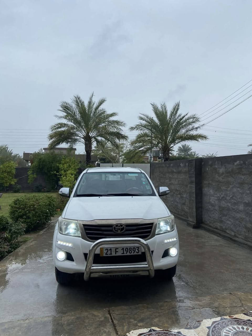 السلام عليكم 
بيك اب تيوتا فور ويل كير عادي 
موديل 2014 سعودي 
رقم سليمانيه تحويل مباشر 
مكفوله عدا بارد قليل بالباب الخلفي 
ماشية 180 الف محرك وكير وصدر مكفول كفاله عامه بدون فتح 
مكاني اطراف بغداد منطقه ابراهيم بن علي 
السعر 220 ورقه وبيها مجال 
الاستفسار ‭***********‬
