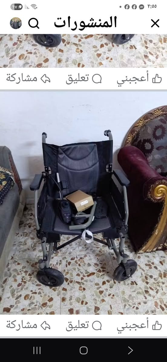 كراسي كهربائيه جديده بالكارتون يطبك ويصير بالسياره بدون رفع البطاريات الشراي يتصل بغداد سعره ٦٠٠الف مع التوصيل حجم كبير ٥٦ *********** وجميع الاحجام نوع تركي
