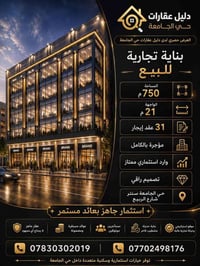 بناية تجارية • مؤجرة بالكامل • حي الجامعة
