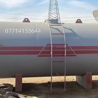 اللبيع خزانات سعة 10 الف اللماء أو الكاز  07714155644