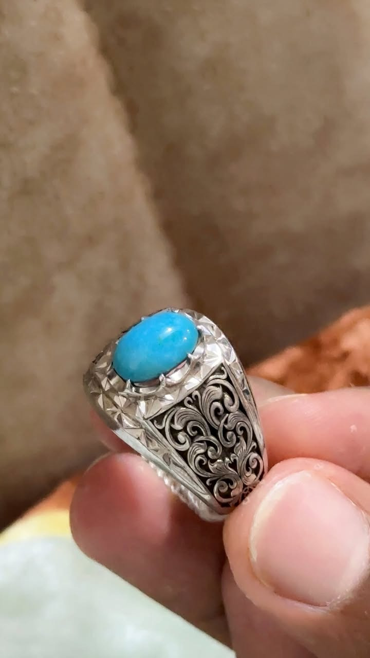 محبس فيروس صافي صياغة يدوي  صياغة قلم زني  وزن ثقيل  السعر 225 الاستفسار علة هاذة الرقم ***********
