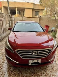 سوناتا 2015 وارد امريكي السيارة كلين تايتل مكفولة من الضربة والصبغ صار...