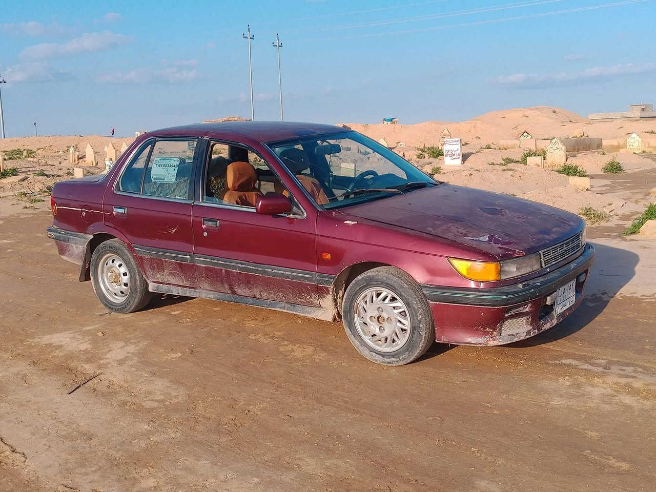 ميتسوبيشي لانسر 92 صبغ عام نضافاوصط رقم الماني نينوى ***********
