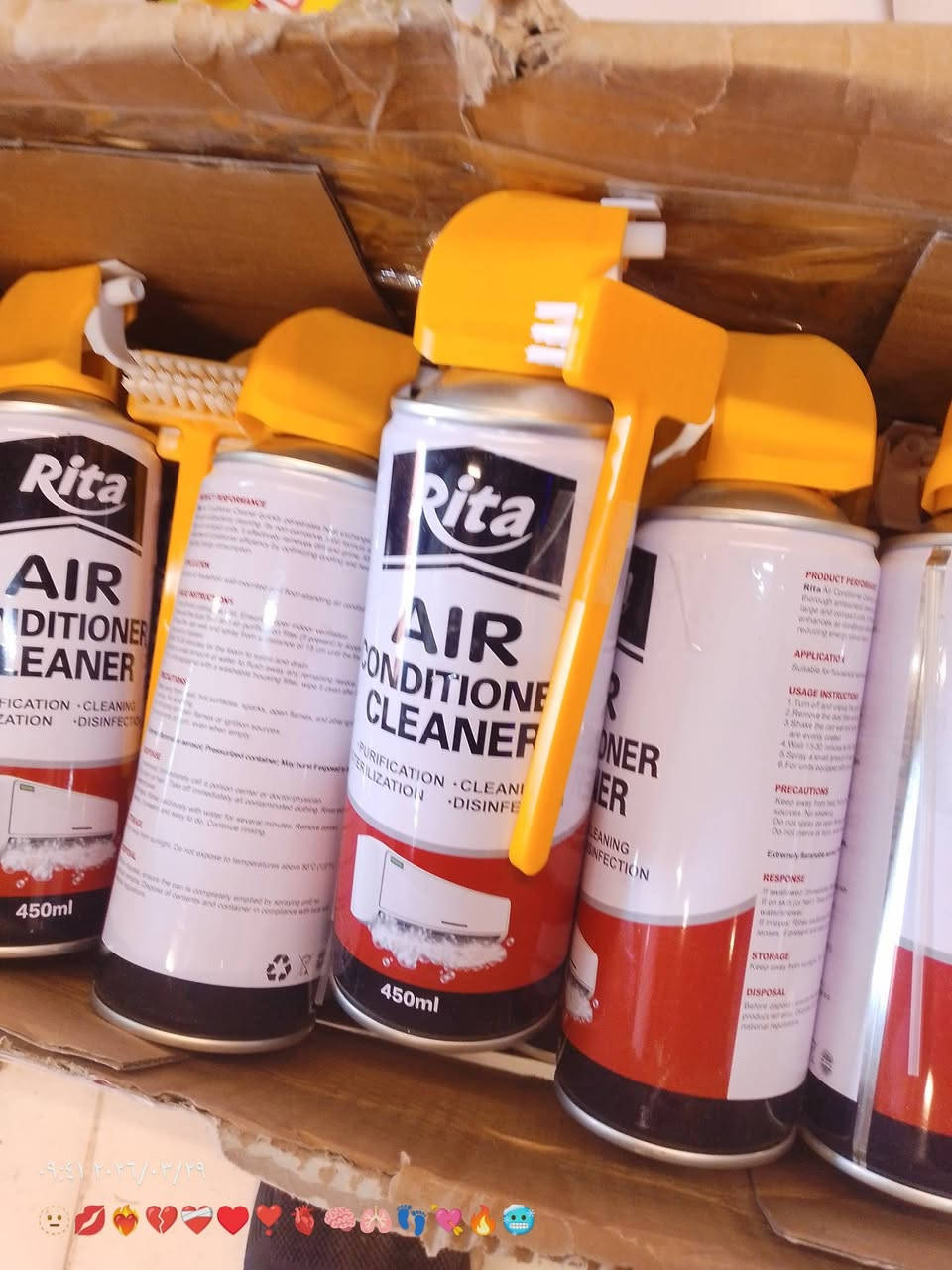 🔥 عرض خاص ومميز 🔥
بخاخ تنظيف السبليت الأصلي 🧼❄️
ماركة Rita لتنظيف المكيفات بكل سهولة وفعالية
✨ ينظف بعمق ويزيل الأوساخ والغبار
✨ يعقم ويعطي رائحة منعشة
✨ يحافظ على أداء المكيف ويطول عمره
📦 التعبئة: كرتون يحتوي على 24 قطعة
💰 السعر: 36,000 دينار فقط للكرتون
🚚 التوصيل: مجاني لجميع المحافظات
📢 الكمية محدودة – سارع بالحجز الآن!
📩 للحجز والاستفسار راسلنا على الخاص
واتساب ***********
