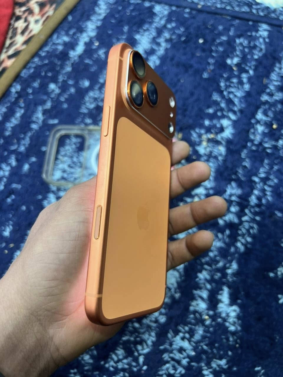 ايفون 17 برو ماكس لون برتقالي دبل سيم كارت حقيقي النظافة 100‎%‎ شخط مابي مشحون 98 مره 
للأستفسار ***********
