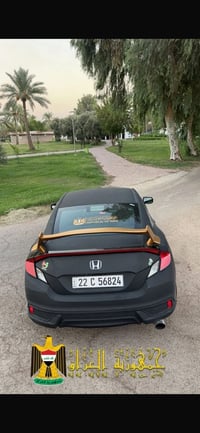 هوندا سيفك اكورد مرشوش جماليه اسود مات موديل 2017  حادثها بنيد وجاملغ ...