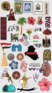 ستيكرات في شيت - UV-Dtf stickers 🎨 امنح تصاميمك مظهرًا احترافيًا فاخرً...