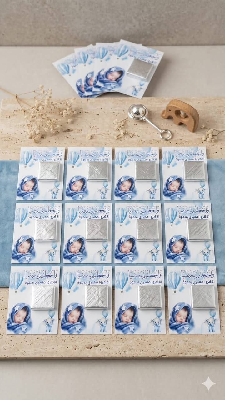🌸 ميمورا للتوزيعات والهدايا 🌸
لأن لكل مناسبة ذكرى تستحق أن تبقى 🤍
🎁 توزيعات مواليد
💍 توزيعات عقد وملكة
🕋 توزيعات عمرة وحج
🎓 توزيعات تخرج
✨ تصميم وتنفيذ حسب الطلب
📩 راسلونا للحجز والاستفسار


**إذا كنت صاحب هذا الإعلان وتريد حذفه لأي سبب، رجاءا أرسل رسالة إلى الدعم الفني**