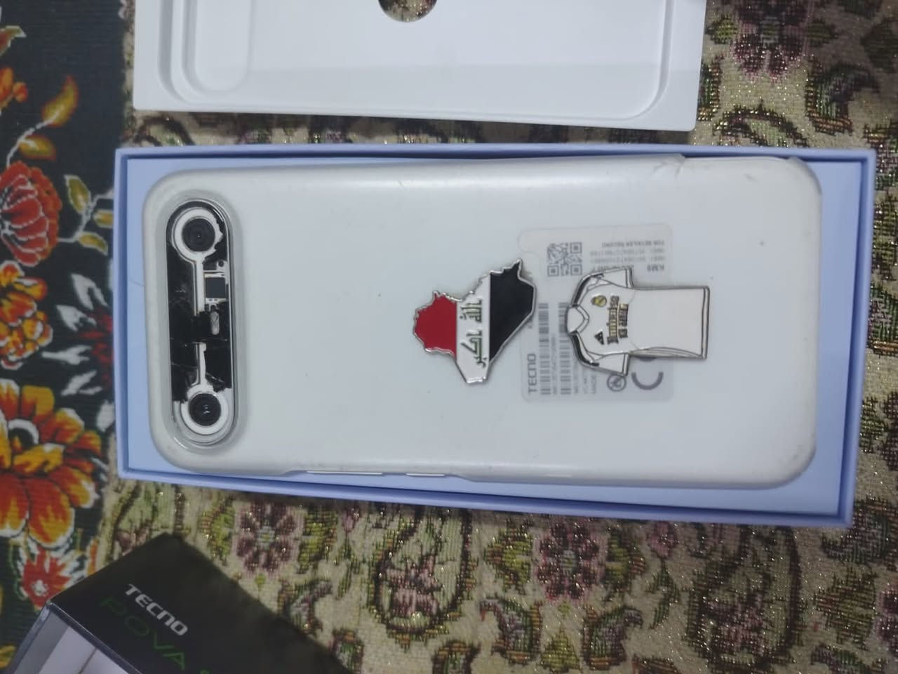 سلام عليكم ورحمه الله جهاز تكنو بوفا سليم 5G نضيف مكفول من البطاريه النضافه95/100 ضرره بس جامه مال كامره السعر 235 وبي مجال قليل العنوان ديالى هبهب حي العطار الرقم=***********
