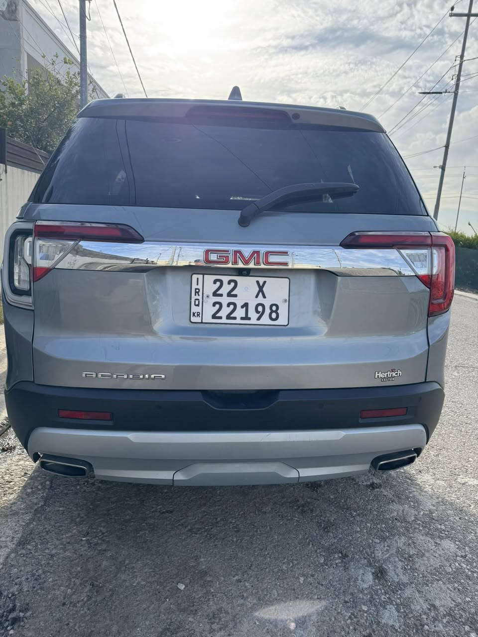 اكاديا 2023.   سعر 165
سعر 165  قفل 

بجم كبس خلف كبس بيهة قطعتين وشوية من القمارة واكع شي علي

مكينة ٤ سلندر 

٧ راكب تبريد مركزي سيارة جديدة 

سيارة جديدة جديدة مناقصه شي 

مكان السيارة اربيل ورقم اربيل 
ماشي ٣٠ ميل
***********
