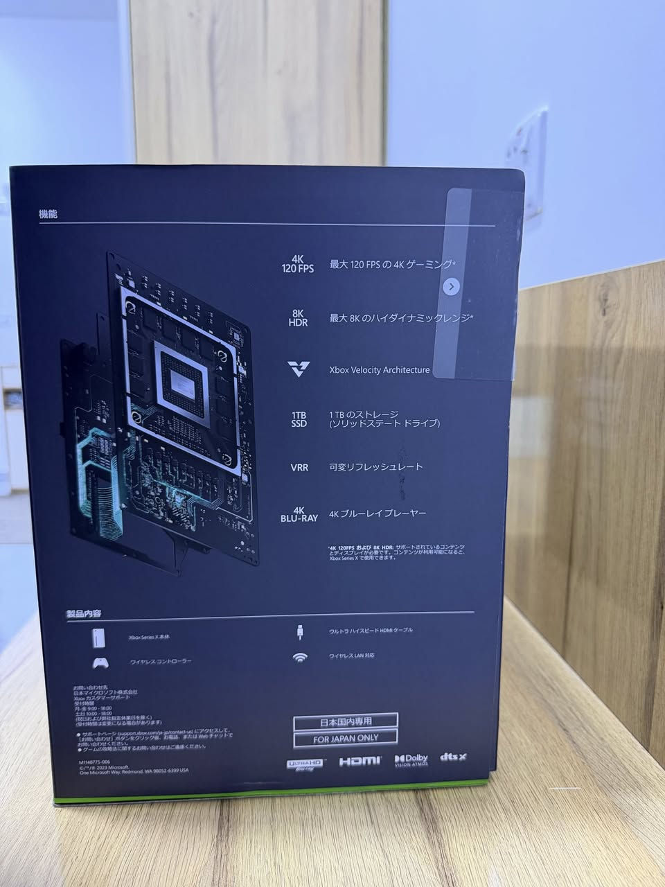 سلام عليكم xbox series x
للبيع مستخدم قليل جداً نضيف 
كامل هوه وملحقاتة الأصلية
اصدار 2023
و عندي توصيل لكل العراق مجاني


**إذا كنت صاحب هذا الإعلان وتريد حذفه لأي سبب، رجاءا أرسل رسالة إلى الدعم الفني**