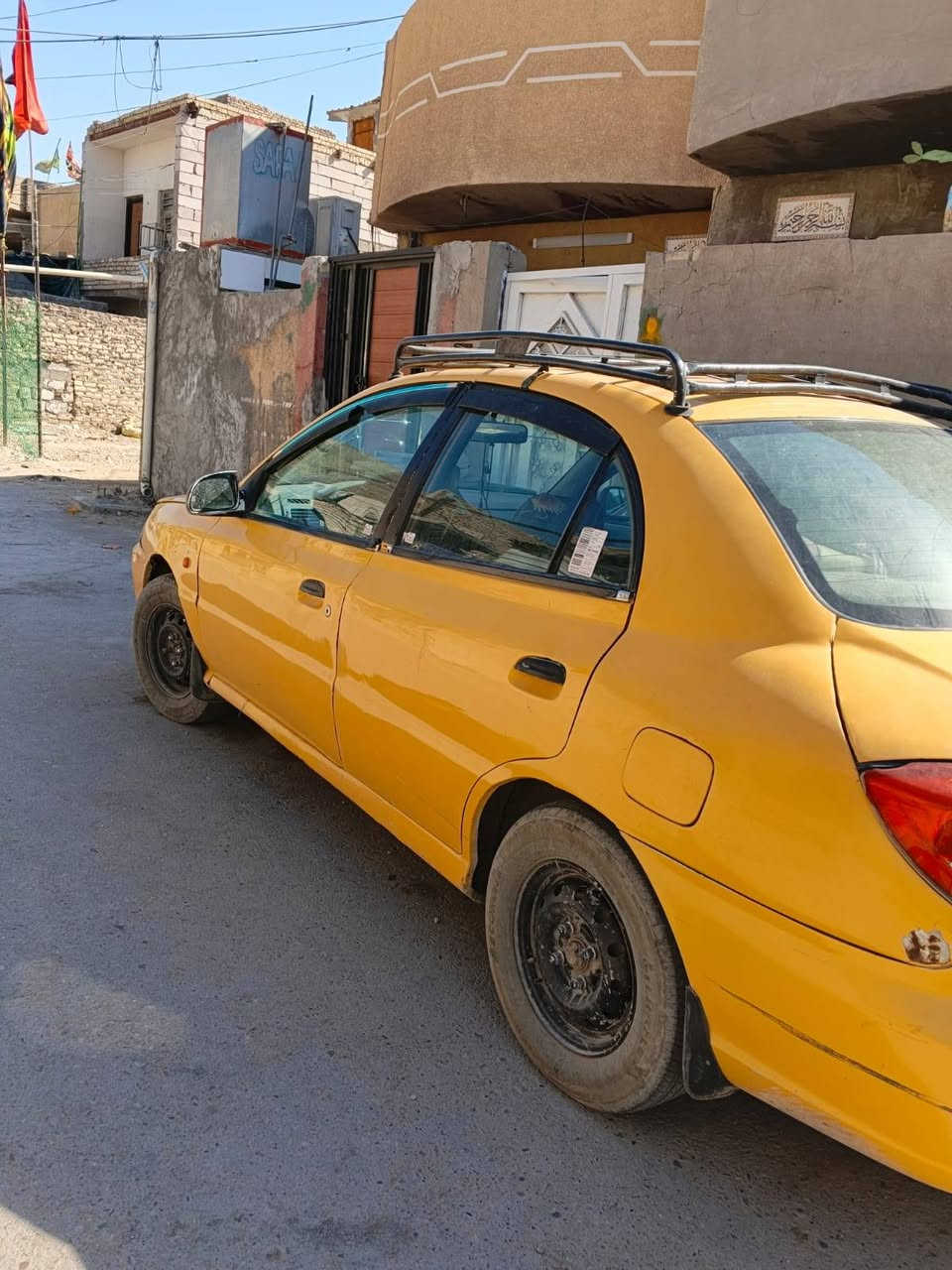 السلام عليكم ريو ٢٠١٠ بغداد بسمي سيارة جاهزة من كلشي تبريدها خير من الله ومصفرة  هيئة وغرامات بس بيها محركها طلع بيه صوت  ابيع كايمه محركها مسكر وتعهدلك بالباقي سكني بغداد السعر 30 للتواصل ***********
