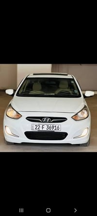 وبركاته 👋للبيع هيونداي اكسنت مضلع موديل 2014 وارد كوري لون ابيض المرغو...