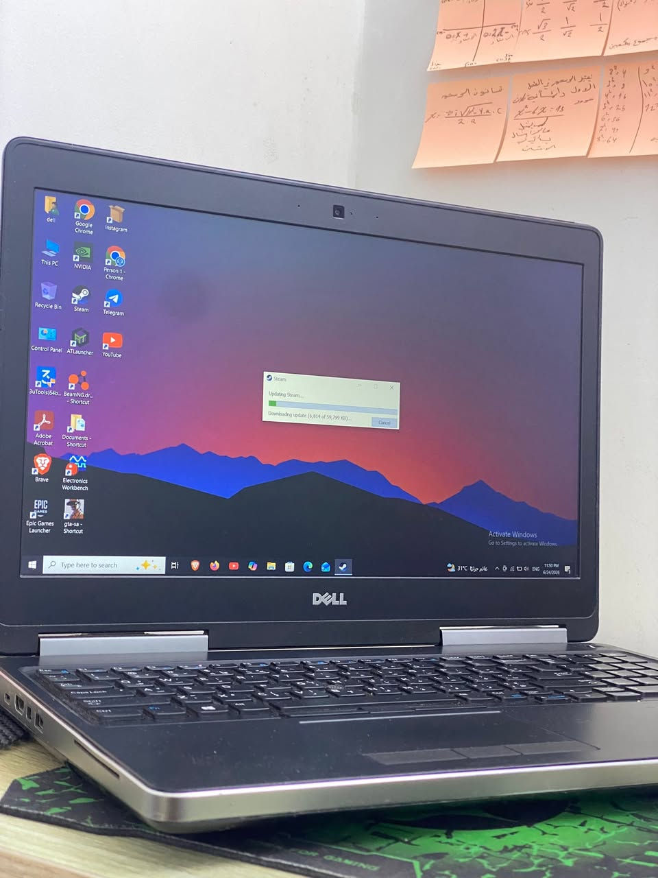 السلام عليكم لابتوب DELL بمواصفات
Dell precision7520 COR HQ 7الجيل
RAM: 16GB DDR4
HARD :512GB SSD
V.CARD 4GB NVIDIA M1200+8GB SHARE 
 ولاي استفسار تفضل خاص. و بسعر مناسب‭


**إذا كنت صاحب هذا الإعلان وتريد حذفه لأي سبب، رجاءا أرسل رسالة إلى الدعم الفني**