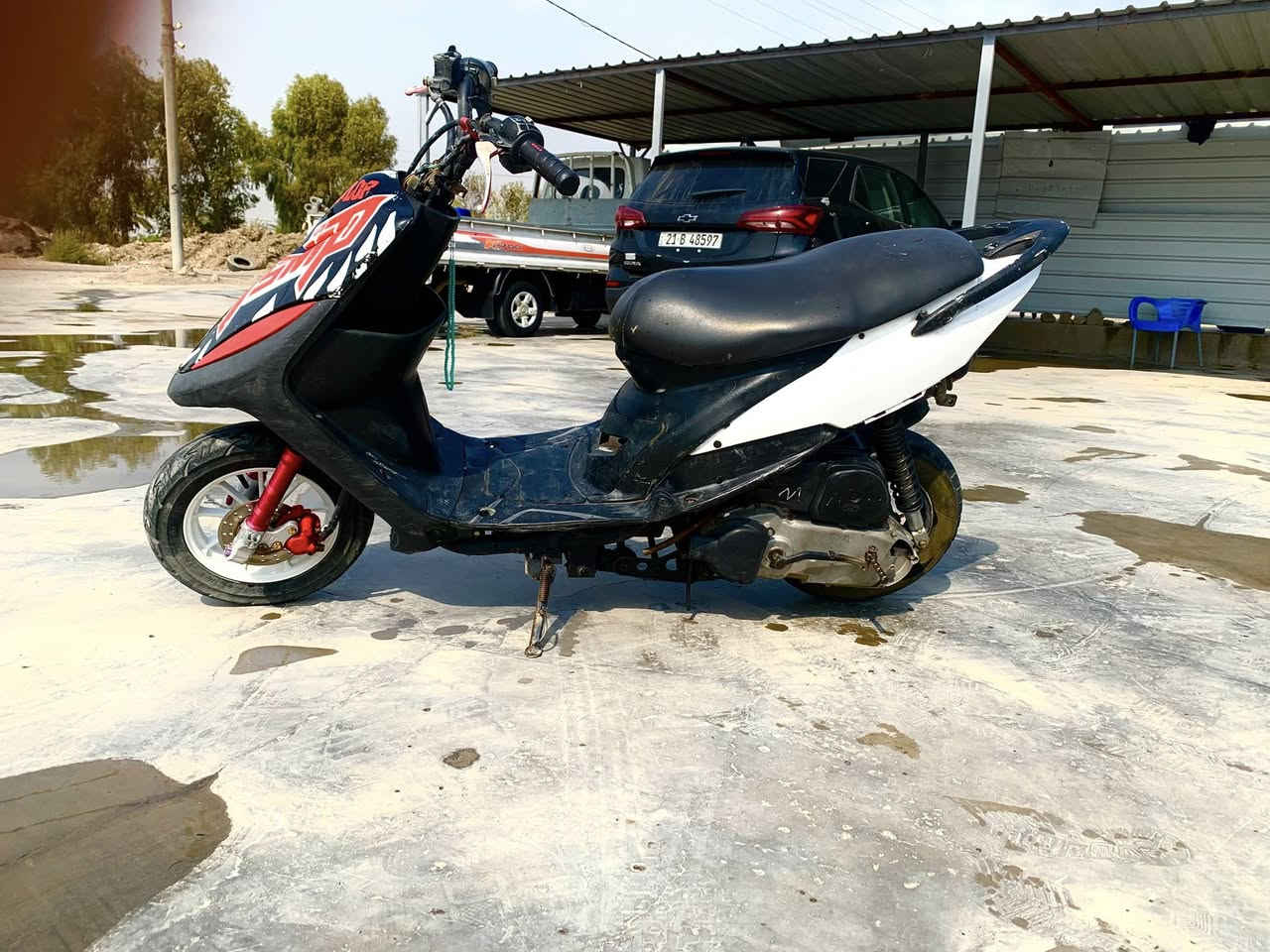 سلام عليكم دراجه مكاس عدله محرك ٤٩ بلاد مفتوح الضفيره بلادية الدراجه تخربط تريد كابريتر *********** بي وات ساب مكان محموديه ناحيه الرشيد السعر 325
