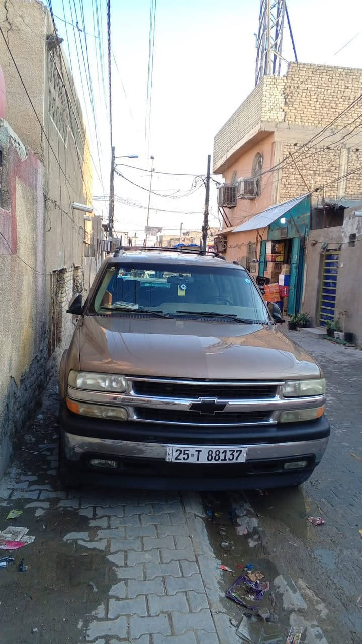 السلام عليكم تاهو 2003 رقم كركوك بسمي  تخم تاير بطنه نضيفه كلشي شغال بيه مصبوغه حزام لجماليه السعر 110وبيه مجال رقم الهاتف ***********
