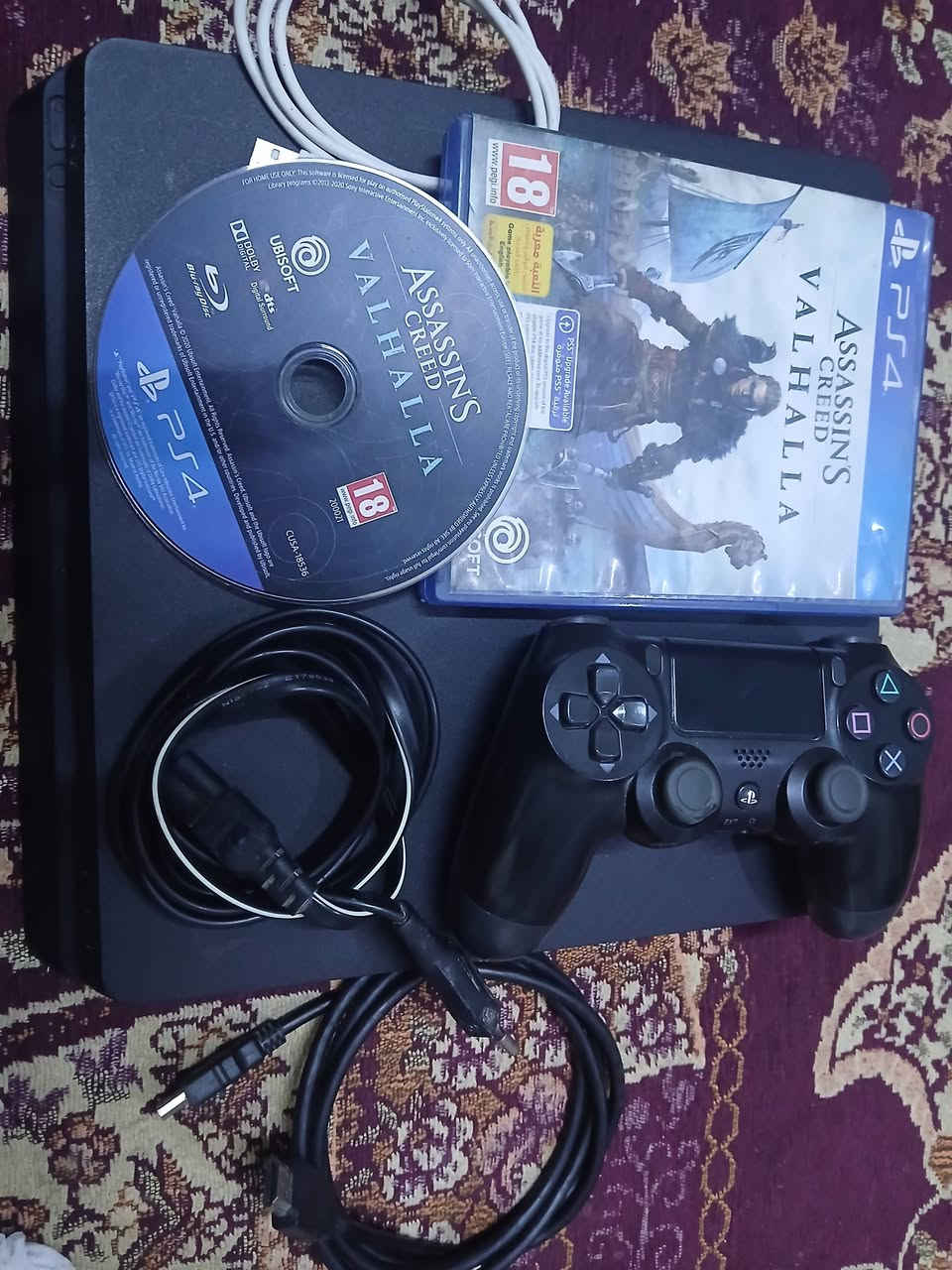 سلام عليكم بلي 4 ويا يده وحده اصليه ويا قرص و يا efootball مخزونه داخل جهاز و كامل ملحقاته مكفول من الفتح جهاز نضيف 
سعر 225 الف وبي مجال


**إذا كنت صاحب هذا الإعلان وتريد حذفه لأي سبب، رجاءا أرسل رسالة إلى الدعم الفني**