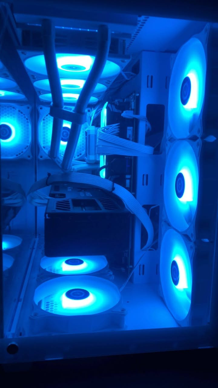 INTEL CORE i9-14900K TRY EDITION

VGA RX 9070 XT 16GB SAPPHIRE PULSE 3FAN

RAM LEXAR 32G KIT (16x216800MHZ DORS RGB

8760 ASUS PRIME PLUS OORS NEW EDI

PEGASUS NV970-278 GEN 47400/5

THERMALRIGHT FROZEN WARFRAME PRO 360MM LIQUID COOLER WHITE TL-P12W-S

PSU Thermalright TR.KG 850 850W 80 Plus Gold FULLK

MOLR-ATX3:1-WHITE

MNTOB MN-3000WH TOKYO WHITE TRAN ARGA

MSI MAG 275QPF X30 27INCH 2K 300HZ 0.5MS RAPID

IPS HOMI 2.1

THERMALRIGHT PC FAN KITS ARGB TE-M120X3

SV 3-Pin ARGB Controller with SATA

للبيع كيس فقط او شاشه .او كامل ابيع منشور فقط الولد  الحلال لي يعرف الاسعار والمواصفات كلشي كدامكم مذكور استخدام بسيط كلش اقل السبوع 

اي استفسار هذا رقمي *********** مكاني بغداد 
السعر 4 ملاين كامل شباب اذا اجمعها هسه تطلع عليك بل 7 او 6 ملاين
