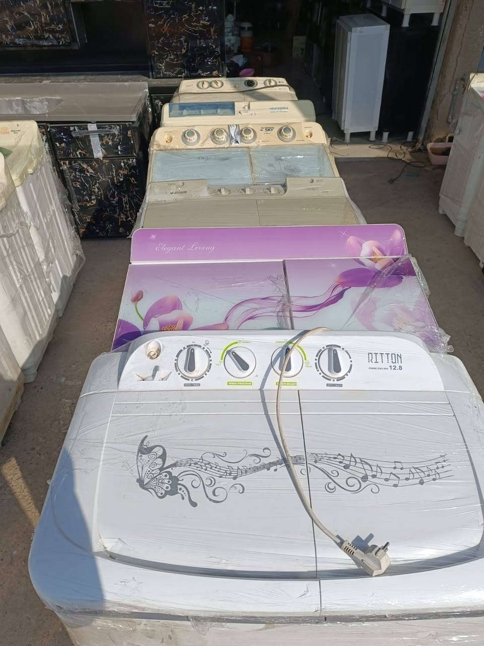 سلام عليكم تم وصول غسالات مستعمل نظيف فول نظافه والسعر مناسب المكان المحيط مجاور مشويات درع لمعرفة السعر الاتصال على الرقم ***********
