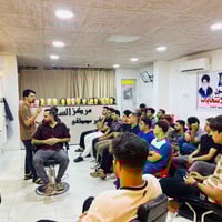 دورة حلاقة • النجف حي ميسان • تدريب عملي