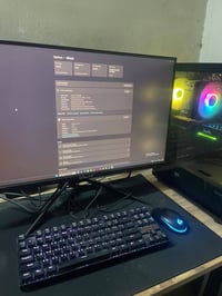 pc للبيع بمليون و٥٥٠ كرت شاشه 5060 palit ram 32g بورسبلاي 650 برونز  ه...