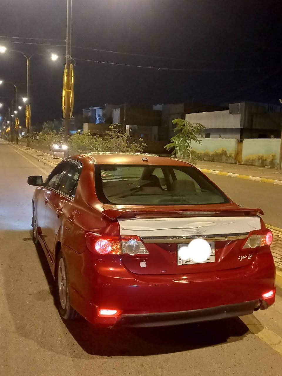 سلام عليكم
للبيع او مراوس 
كورلا موديل 
2013 S 
فول مواصفات 
بصمه تشغيل+ بصمه ابواب +بصمه صندوك+ سلايت+دركه مكسوره  اعلئ مواصفات بل كورلا 
صدر امامي خلفي كله جديد قبل اسبوع مسوي 
رقم بغداد الدولي باسمي تحويل ثاني يوم
سعرها ١٠٥ وبيها مجال 
مكاني الفلوجه 
اكثر استفسار اتصل بل رقم 
*********** ابو علي
