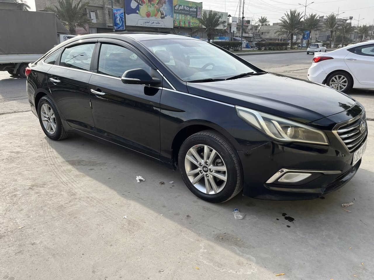 سلام عليك سوناته موديل 2016 السعر 115 مكينه دوش بصمه كشنات جلد بيه صبغ جاملغ امامي فقط صبغ / *********** سنويه جديده وهزه وفحص جديد سنويه باسمي تحويل مباشر  مكان السياره بغداد
