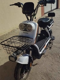 دراجة شحن اربع بطاريات  اربع نمر  دراجة نظيفه كلش  صار شهرين من طلعت م...