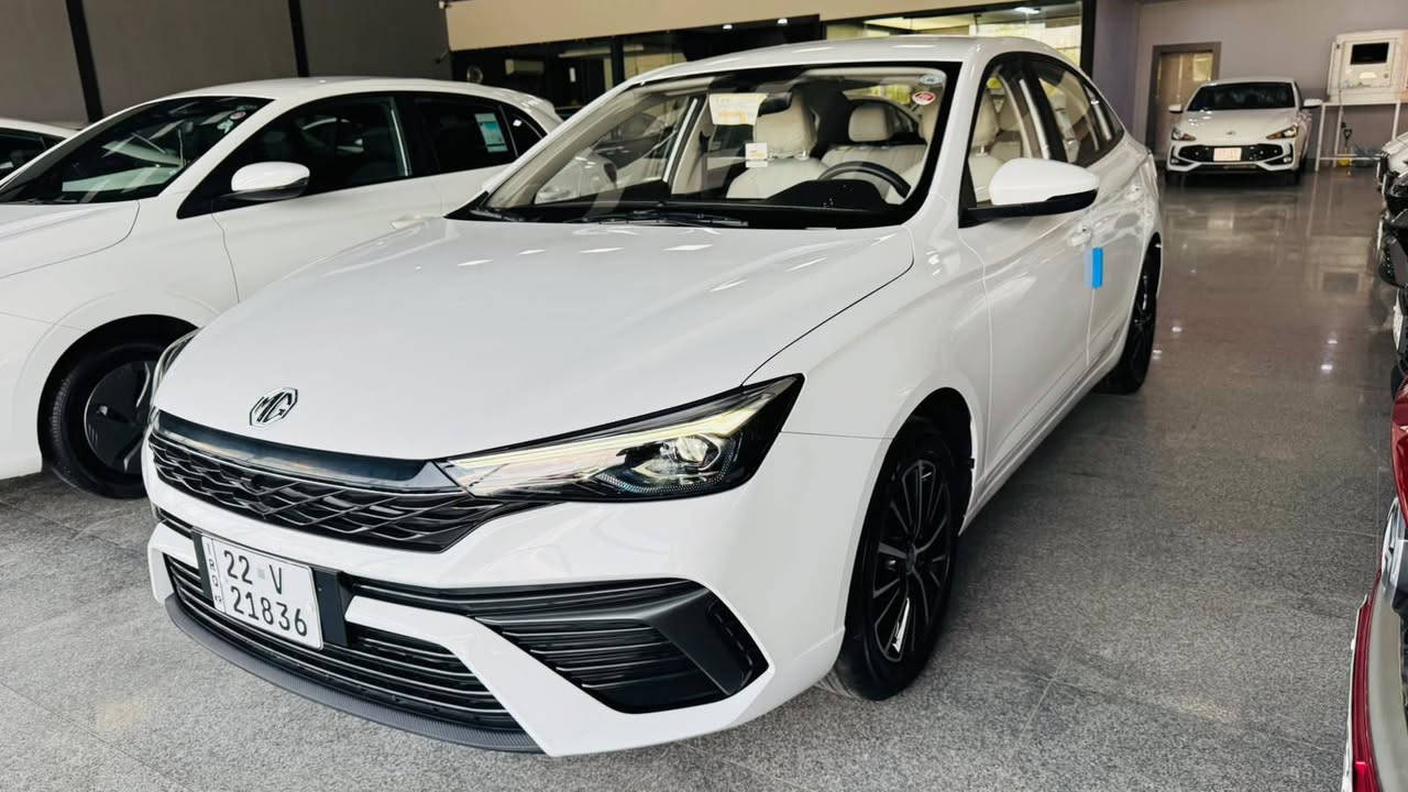 بسم الله الرحمن الرحيم
MG5 plus 
Comfort 
2025
***********
***********
ته نها 11 هه زار رؤيشتووه 
بئ صبوغ بئ سارده كوت 
مواصفات 
بصمه 
شاشه گه وره 
گيچ الكترونى 
بريك بصمة 
أوتو هولد 
ناو سپى 
سوكان ڤوليوم 
تعديل سرعة 
لايت ليد و زينون 
بگ لايت ليد 
ويل كروم 
ئاويته إشاره ت 
Bluetooth 
USB 2
Apple car play 
Auto Android 
حساس دعامى دواوه 
زؤر مواصفات تر......
