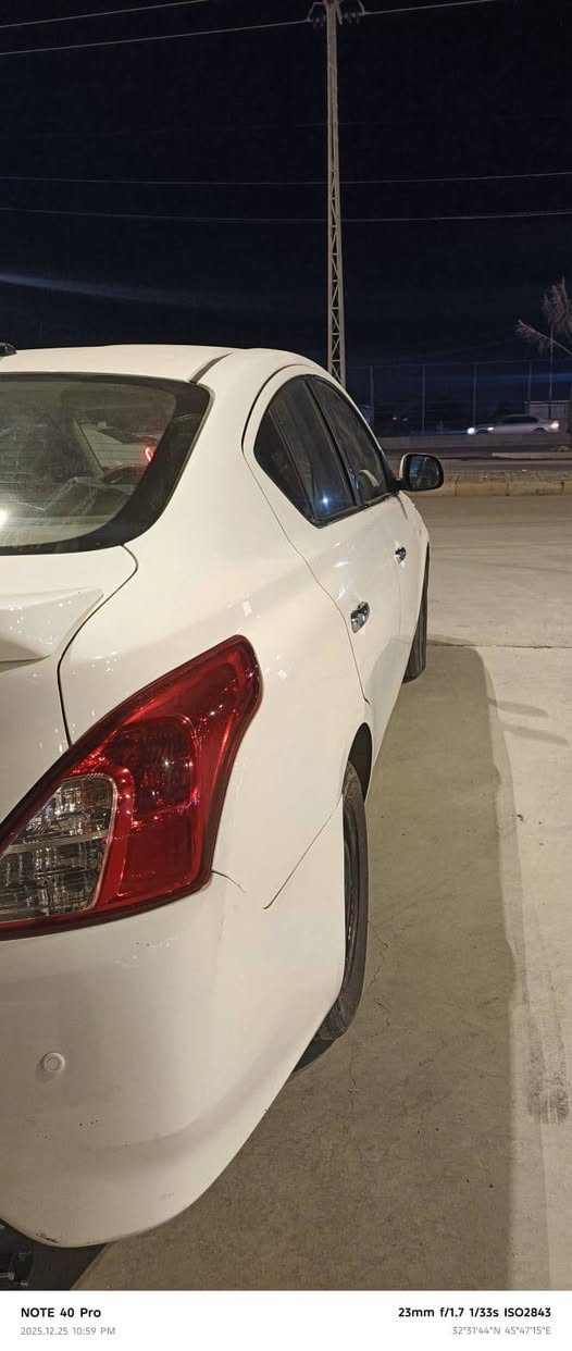 سلام عليكم اخواني ،✋
بيع سريع 
نيسان سني. موديل 20. كفاله عامه. وسونر مرفق مع صور 
رقم بغداد. نكليزي. سنويه وهزه جددد  بليته زركه.  سيارة كلشش جديده تحويل مباشر   شاشه كبيره جي بي اس 
السعر /((115)) وبيه مجال بصيط حك جيه🔥💯  للتواصل  غير متواجد علي فيس 
***********
مكان سياره كوت واسط مركز المدينة
