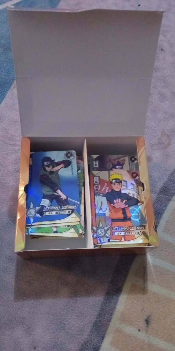 البوم مليان بطايق ناروتو 
+ 180 بطاقة  عشوائية


**إذا كنت صاحب هذا الإعلان وتريد حذفه لأي سبب، رجاءا أرسل رسالة إلى الدعم الفني**