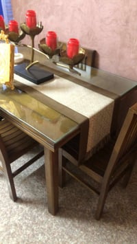 ميز طعام • ٤ كراسي • المشتل بغداد