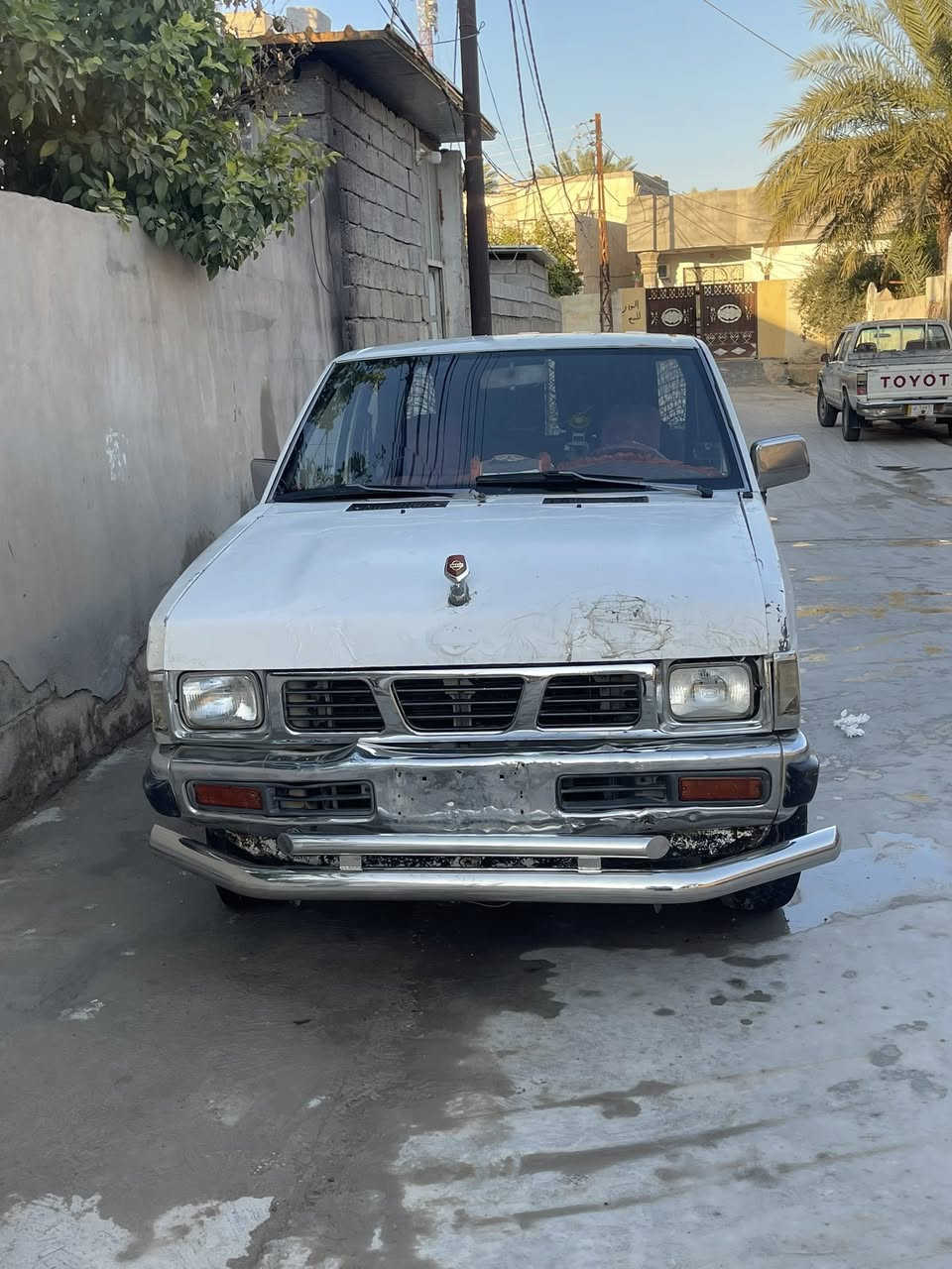 سلام عليكم نيسان للبيع موديل 97 نضافتهه مثل ماموضحه بل صور صدر نضيف تخم تاير السياره بسمي رقم الجديد العنوان ديالى بعقوبه السعر 48وبيهه مجال شي قليل ***********📞📞
