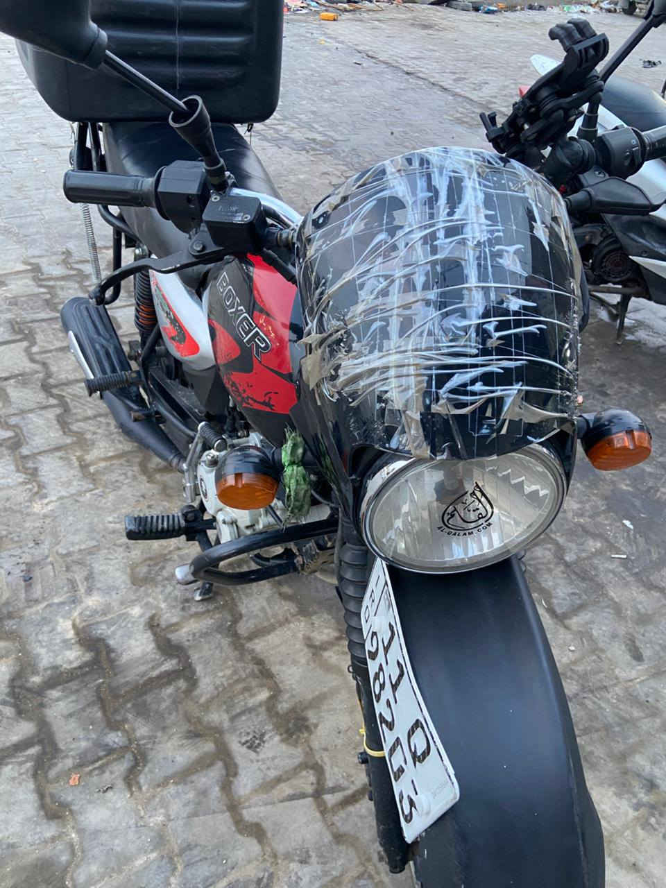 سلام عليكم درجة بوكسر موديل 23 دراجه خير من الله نضيفه رقم اوسنويه     تحويل ثاني يوم العن ‏‪***********‬‏
العنوان بغداد
