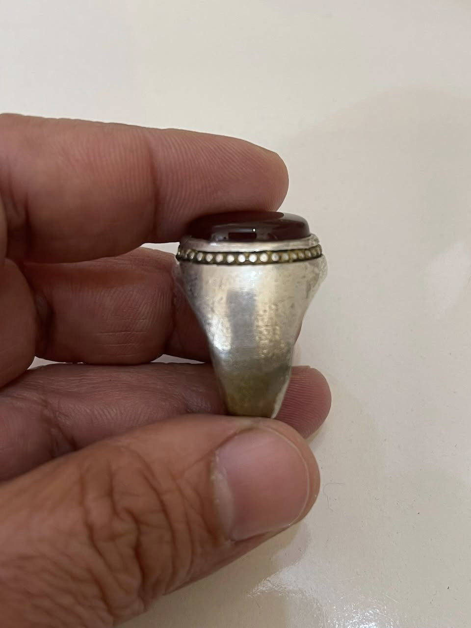 سلام عليكم شباب 
محبس يماني مشمشي صياغه نحاس ثقيله مو طعم فضه قياس 24 سعره 20 الف مكاني بغداد قريب كراج نهضه لاء يوجد توصيل


**إذا كنت صاحب هذا الإعلان وتريد حذفه لأي سبب، رجاءا أرسل رسالة إلى الدعم الفني**