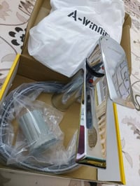 خلاط مغسلة جديد نحاس ثقيل100%  ماركة A-Winnie   تصميم عصري وأنيق  لون ...