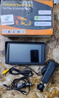 شاشة سيارة محمولة • كار بلاي لاسلكي • كاميرا خلفية