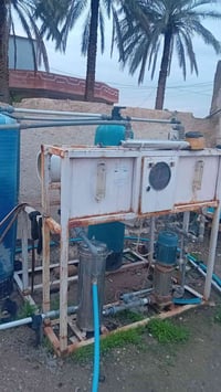 محطت مياه شغاله كلشي ما بيها للبيع هيه و التانكيات أمهات 2000 ثنين ويا...