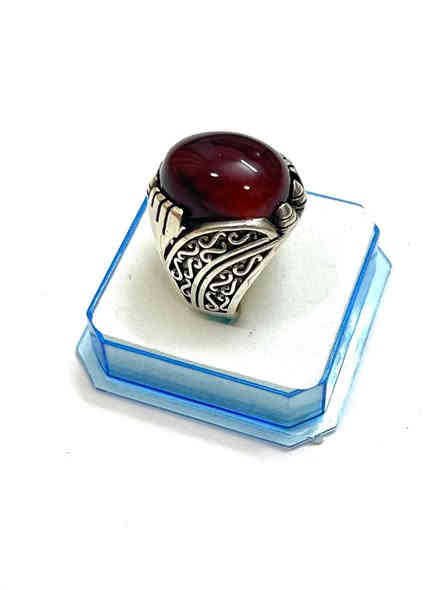 ‏خاتم العقيق اليماني طبيعي فضة 925 صياغة يدوية قياس الخاتم 23 السعر45الف
‏توصيل جميع المحافظات5الف
‏*********** بغداد
