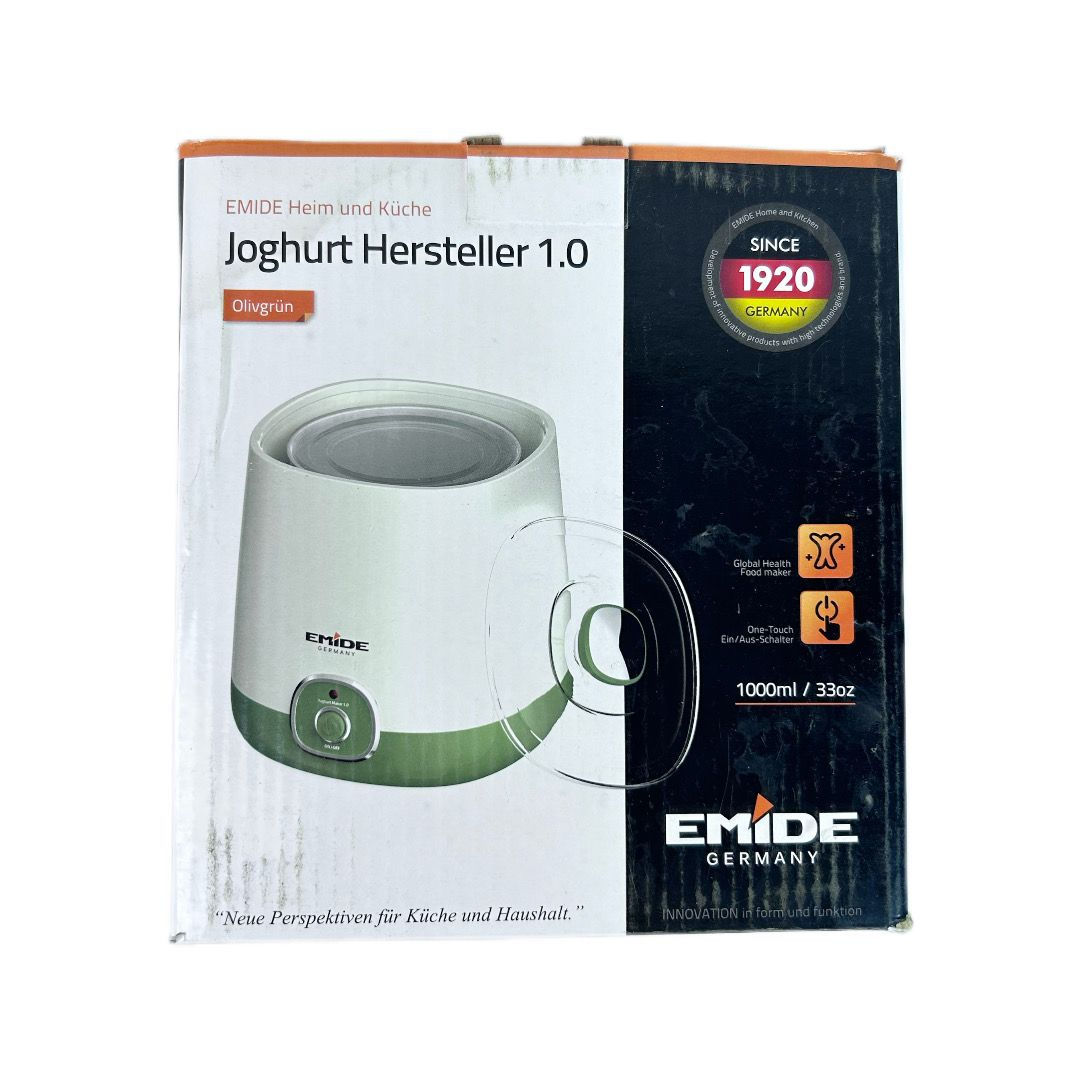 جهاز صنع الزبادي المنزلي
سعة مثالية لتحضير الزبادي

تحضير الزبادي بسهولة تامة خلال ساعات فقط
 
زر تشغيل بلمسة واحدة لتجربة استخدام مريحة
 
مؤشر طاقة يوضح حالة الجهاز أثناء التشغيل

تصميم أنيق وعصري يناسب جميع المطابخ
 
آمن وصحي بمواد عالية الجودة وخالية من المواد الضارة
 
سهل التنظيف والاستخدام اليومي
 
موفر للطاقة وصديق للبيئة
 
مثالي للأشخاص الباحثين عن نمط حياة صحي

تحضير الزبادي المنزلي الصحي في أي وقت
 
يمكنك التحكم في مستوى الحلاوة والسمك والمكونات حسب رغبتك

مناسب للأمهات، الرياضيين، أو أي شخص يتبع نظام غذائي متوازن
 

 زر تشغيل/إيقاف: لمسة واحدة One-Touch
 
 مؤشر طاقة: نعم – Power Indicator

السعة: 1000 مل (33 أونصة)
 
الجهد الكهربائي: 220V~60Hz

 الهيكل: بولي بروبلين (PP)


**إذا كنت صاحب هذا الإعلان وتريد حذفه لأي سبب، رجاءا أرسل رسالة إلى الدعم الفني**