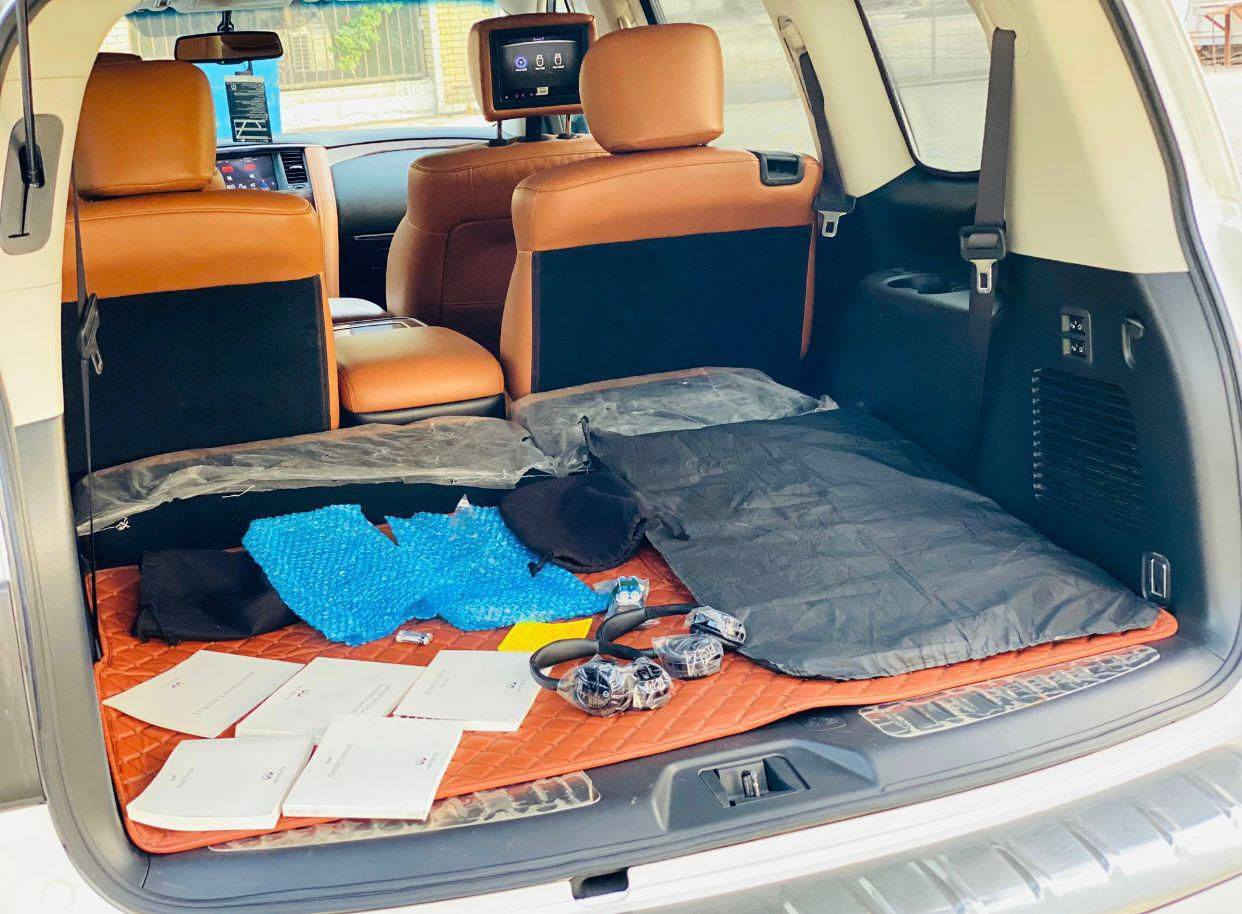 ئینفینیتی 2019 مواسەفات پلاتینیۆم QX80 
سفری شەریکەی مەنسور 
دەعامی بۆ دەعامی بەشەرت 
100 هەزار ڕۆشتووە 
قەپات مواسەفات 
دەبڵ ئەکسل 
کامێرا 360 
ڕاداری و بەسمەیە 
حاسەی پێش و پشتی 
مەکینەی 5.6L V8
کوشن VIP
چوار تایەی نوێی لەژێرە 
کارەبای کامل مەزبوت 
کامل ئەشیای شەریکەی لەگەڵ 
هیچ مەسرەفێکی تێدانیە 
بەجوانی جوانی و پاکی و ماوەتەوە 

سـعـر : لە کۆمێنت داوابکە ڕاستەوخۆ بۆت دێت 📥 

گێر و مەکیەنەی بەشەرت 
هیچ کێشەیەکی تێدا نییە 

ژمارەی خاوەنەکەی 
***********
شوێن هەولێر
