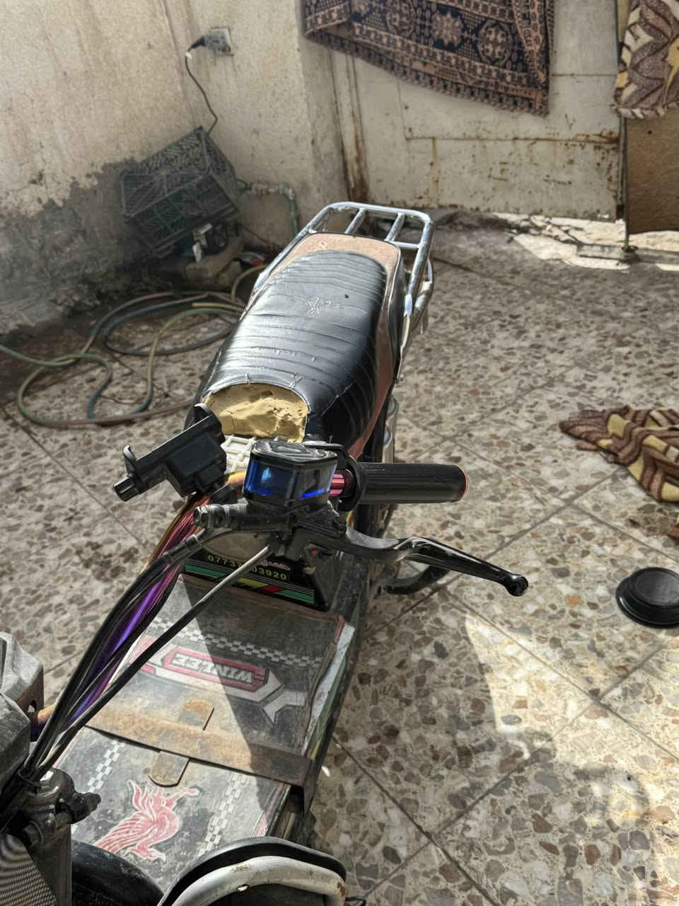 السلام عليكم دراجه شحن كامله مابيها نقص بس الكشن للبيع مكاني بغداد الزعفرانيه ***********
