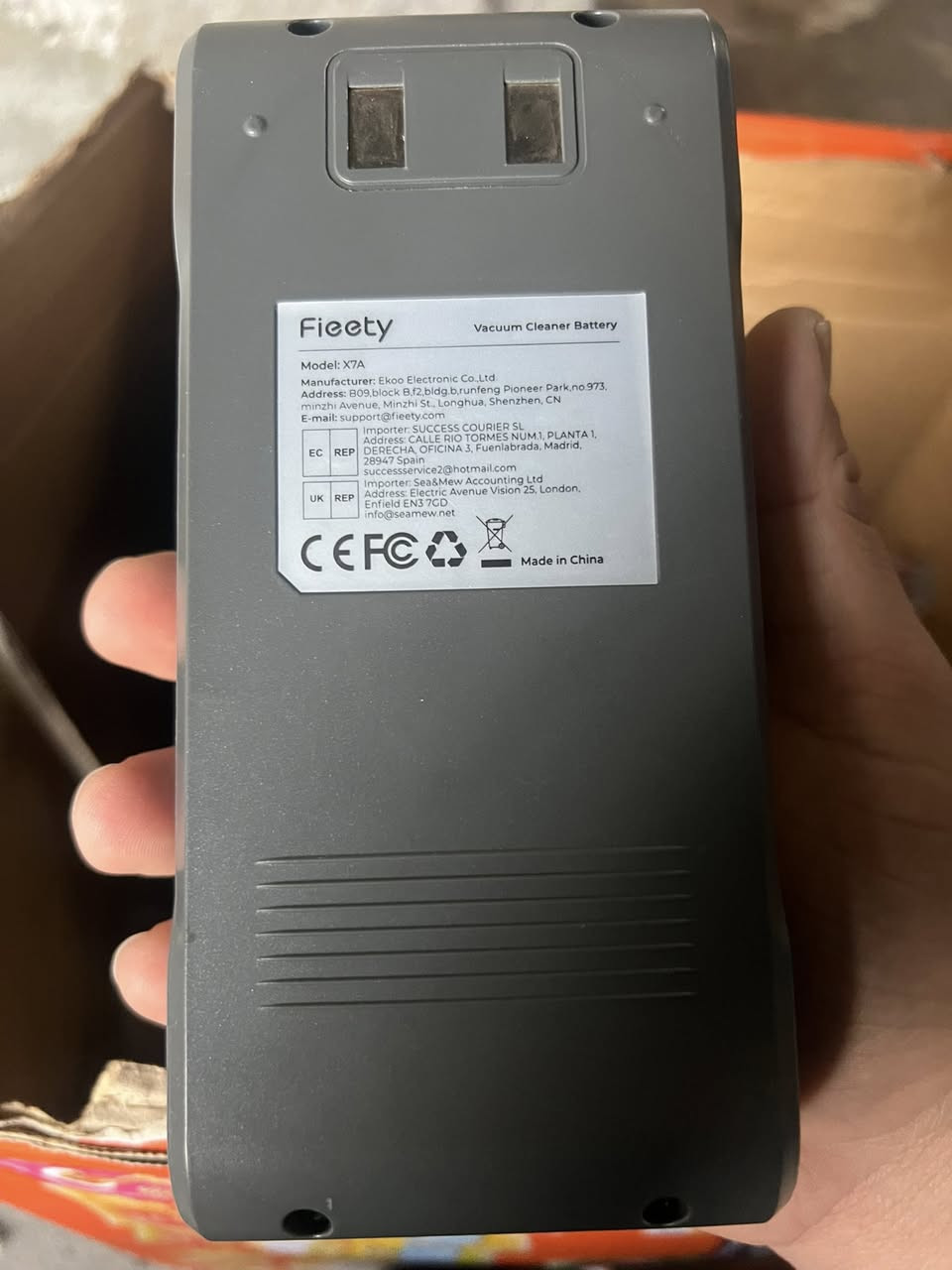 ٨ بطاريات شحن متوفرة الآن ⚡
من ٣ أنواع مختلفة وجميعها مضمونة العمل وبحالة جيدة.

🔋 فولتية البطارية: 29.6v
📦 الكمية محدودة

للاستفسار أو الحجز أرسل رسالة خاصة


**إذا كنت صاحب هذا الإعلان وتريد حذفه لأي سبب، رجاءا أرسل رسالة إلى الدعم الفني**