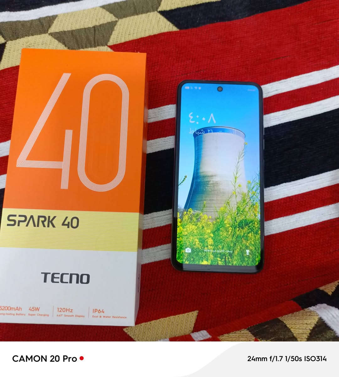 سلام عليكم جهاز للبيع
تكنو سبارك 40 جهاز جديد بلباكيت 
اخذته هديه ومصارت اشتريته ب170 
مكاني الاعظميه ***********
